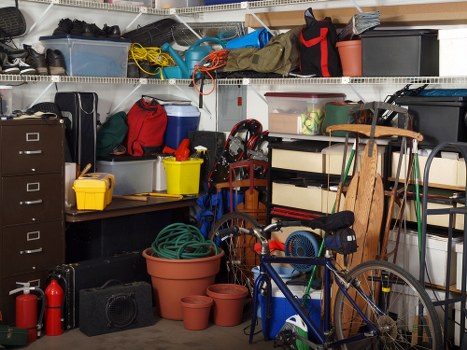 Eco-friendly disposal during garage clearance